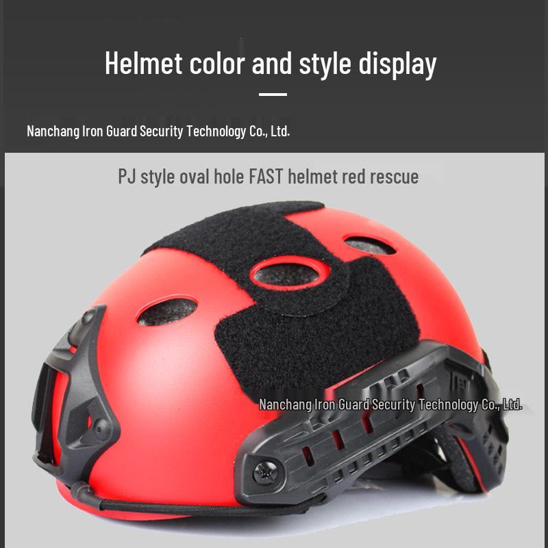 Tactical Military FAST Helmet - Simple Game CS Rail, Oval No-Hole Design for Outdoor Use
