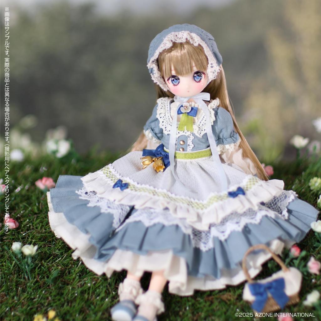AZONE INTERNATIONAL Iris Collect Petit Ruchiru Flowers of Serenity Myosotis Painted Movable Doll 1/6 / (Blue Ver.)