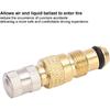 Valve Stem Air Liquid Valves Brass Tire Core Housings Replacement (Pack of 10
