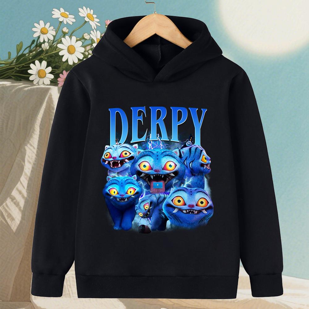 KPop Lovec démonů Rumi Derpy Kreslené Dívky Chlapecká Mikina s kapucí Teplá Dětská Vlnová Móda Ležérní Topy Ležérní Dívčí Oblečení