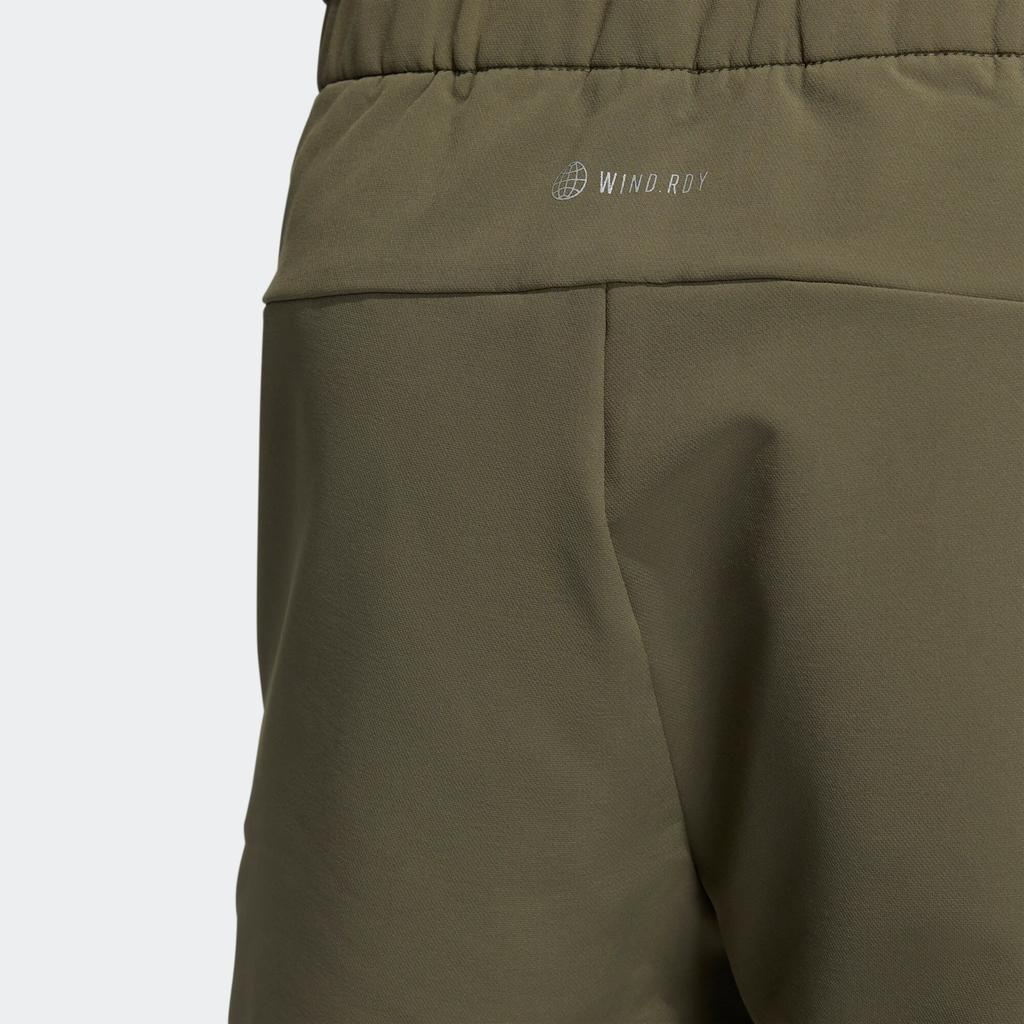 Adidas Штаны Niuheaven Soft Shell, однотонные, ветрозащитные, спортивные, мужские, оливково-зеленые IC4371