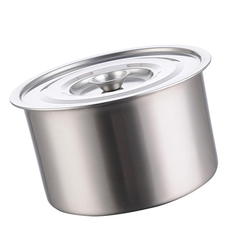 Stockpot Stainless Steel Easy To Clean High Temperature Resistant Multifunctional with Lid Soup Pot