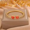 European and American Devil's Eye Love Opening Braided Girls' High-end Fashionable and Versatile Bracelet