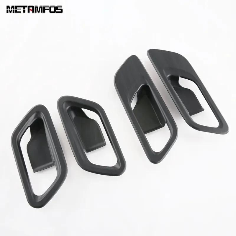 Accessories For Nissan X-trail Xtrail Rogue T33    2024 Interior Carbon Fiber Door Handle Bowl Cover Trim Sticker