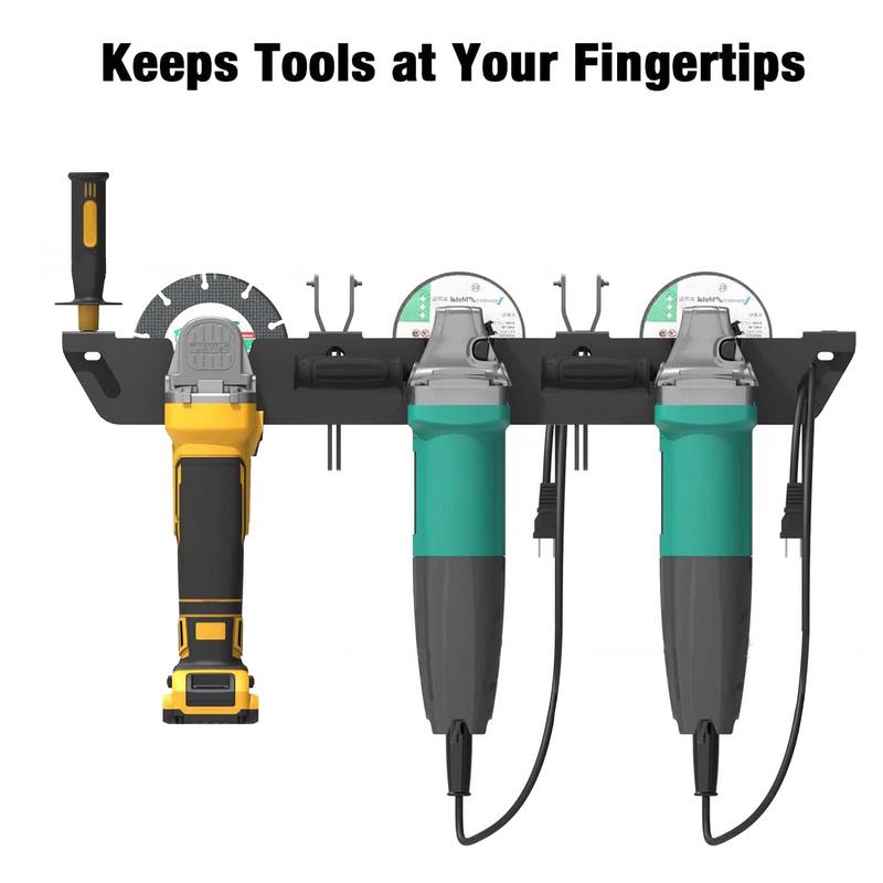 Angle Grinder Storage Rack Wall Mounted Tool Storage Rack Angle Grinder Rack Grinder Bracket Polisher Bracket for Tool Storage