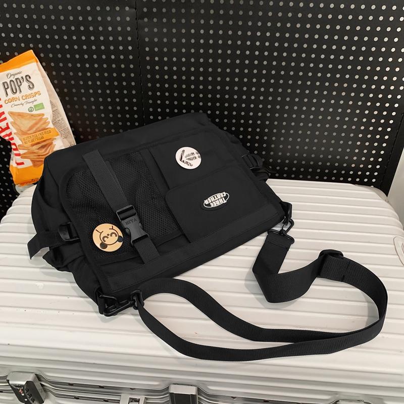 Multifunksjonell skulderveske for menn med stor kapasitet Crossbody-veske for kvinner Messenger Bag