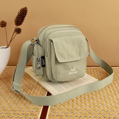 Bolso de Teléfono Móvil Repelente al Agua con Múltiples Bolsillos para Viajero Bolso Cruzado de Hombro para Mujer Bolso Cuadrado Pequeño