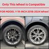 4PCS Wheel Hubcaps 19 Inch Wheel Cover Performance Replacement Wheel Cap Full Rim Cover Accessories For Tesla Model Y 2018-2024