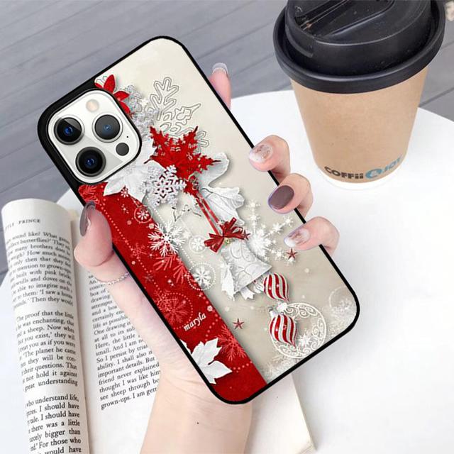 Merry Christmas Happy New Year Style Phone Case For For iPhone 17 Air 16 15 11 12 13 14 Pro Ma Plus Coque