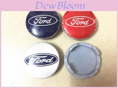 Vier hochwertige 54mm ABS Mittelradnabenkappen Abdeckembleme für Ford Fahrzeuge