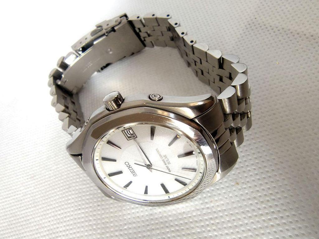 [USED] Radio-controlled solar watch, Seiko Dolce strap