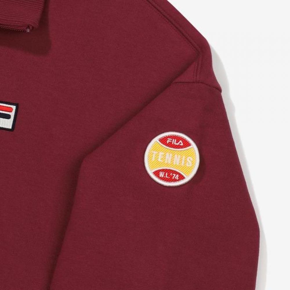 Fila F Box halF Zip Sweatshirt Cotton Blend