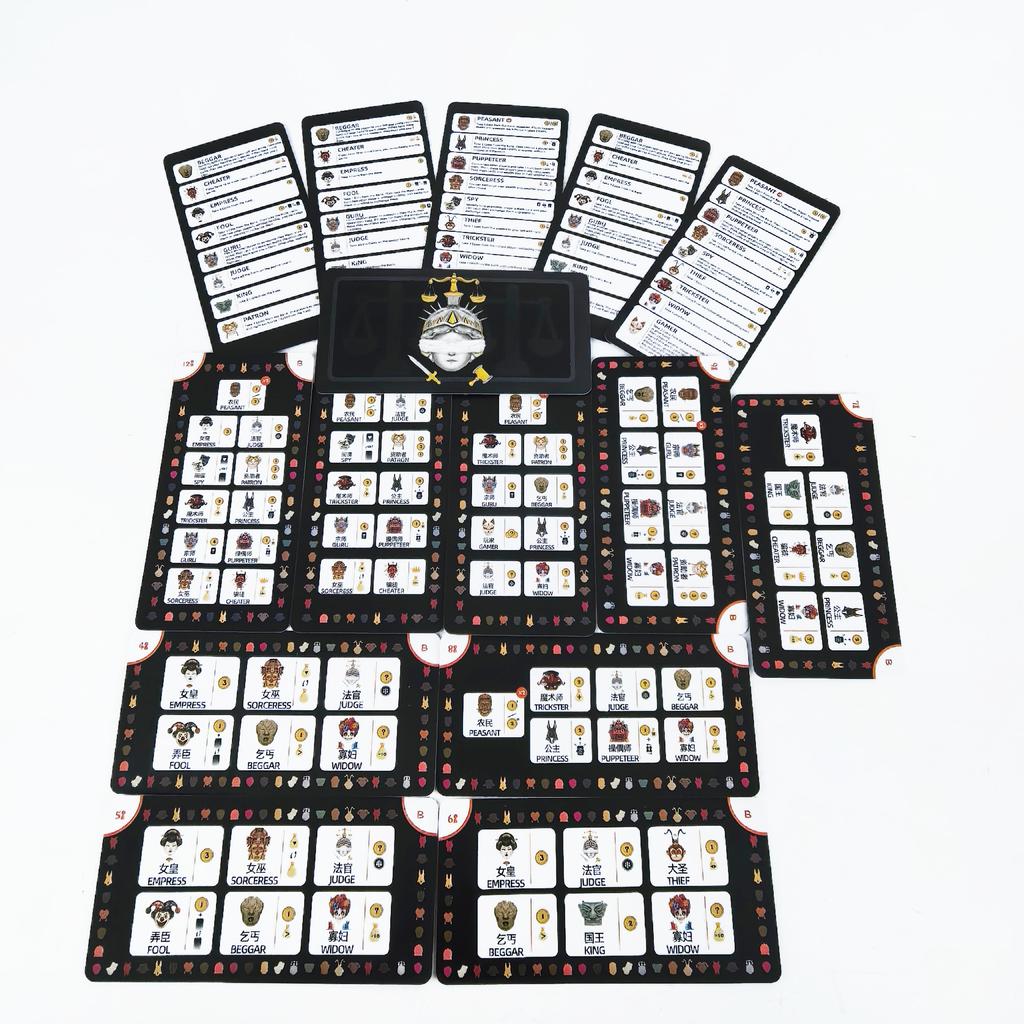 Party Board Game MASCRADE 4-12 Players Bilingual Strategy Games for Holiday Family Friends Gathering