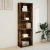 Vidaxl Bookcase, Smoked Oak, 60X30X189 Cm