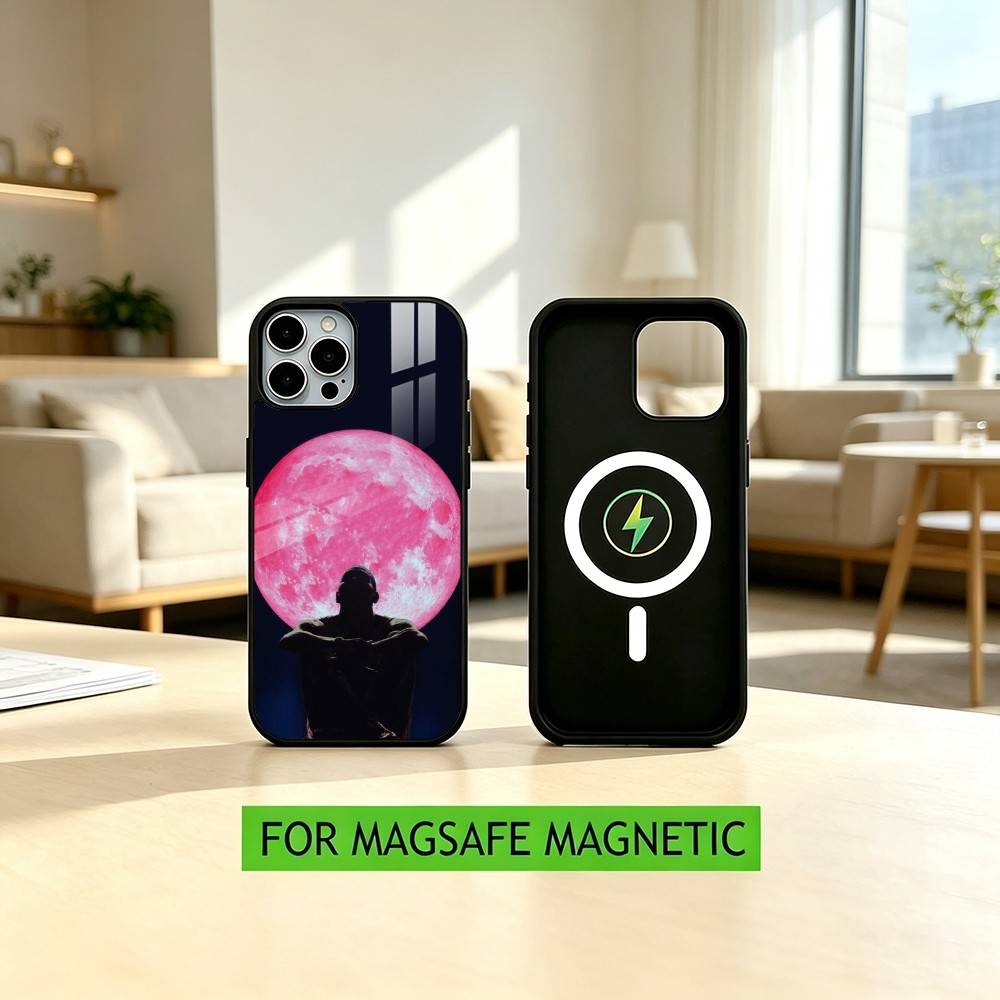 Singer C-Chris Brown R&B Phone Case For iPhone17,16,15,14,13,12,11 Plus,Pro Magnetic with Magsafe Wireless Charging