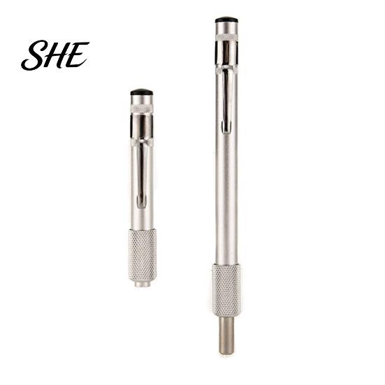 Fishing Tackle Sharpener Pen Type Portable Hook Sharpener, Heavy Duty Metal Sharpening Tool, Cutter Rod with Clip, Accessories