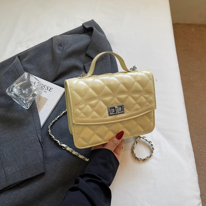 Summer Fashion Portable Diamond Chain Small Square Bag Women's Bag 2025 New Simple Multi-functional Backpack