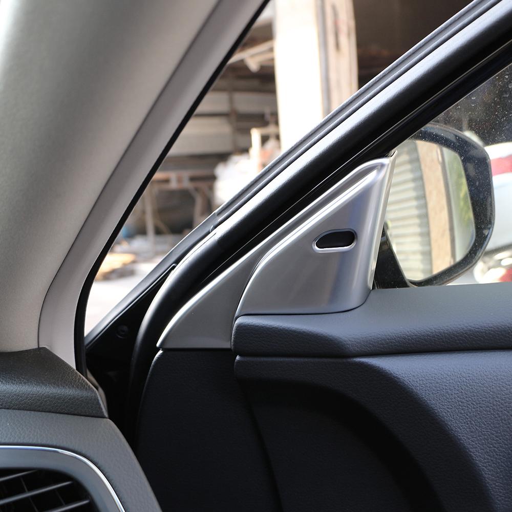 ABS Interior Window A Pillar Cover Sticker for Nissan Altima Teana 2016 2017 2018 Post Speaker Inner Triangle Mount Decoration