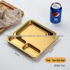 Korean Style 304 Stainless Steel Multi-purpose Compartment Plate