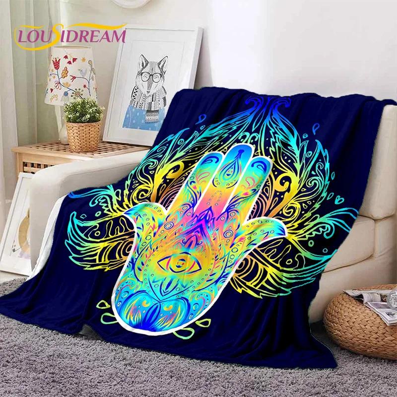 Evil Eye Turkey Blue Nazar Eye of Horus Soft Flannel Blanket for Beds Bedroom Sofa Picnic,Throw Blanket for Outdoor Leisure Gift
