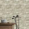 Homya Wallpaper 45cm X Remake Peelable No Glue DIY Mildew Wall Sticker Stone-Look Stickers, 6m, Brick-Look Stickers, Sheet, Wallpaper, Required,