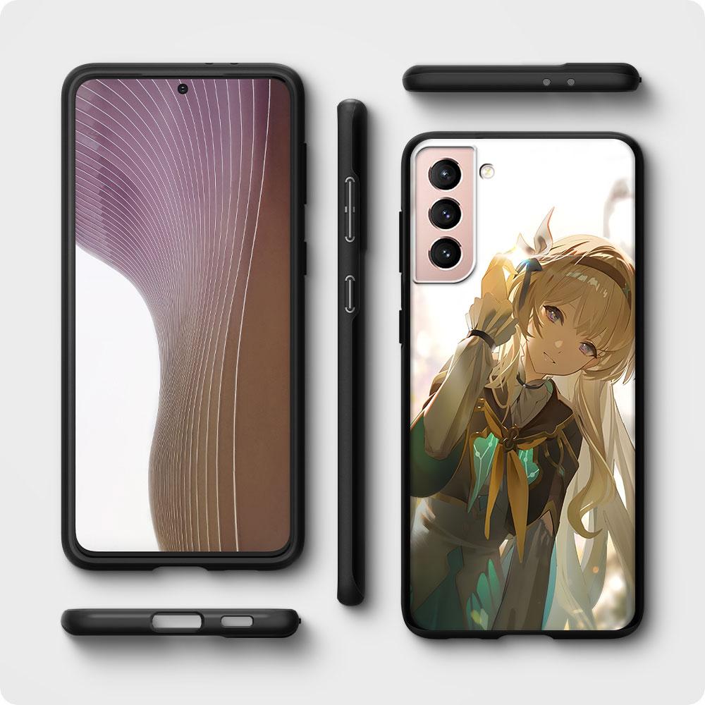 Pouzdro Firefly Honkai Star Rail pro Samsung Galaxy S23 S21 S22 S20 FE S9 S10 S24 Ultra S10e S9 Plus Měkký černý TPU kryt na telefon