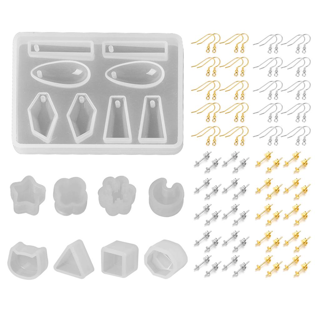 

Простые серьги, подвеска, эпоксидная смола, набор форм, ручная работа, силиконовая форма для сережек, игла для ушных крючков, изготовление ювелирных изделий