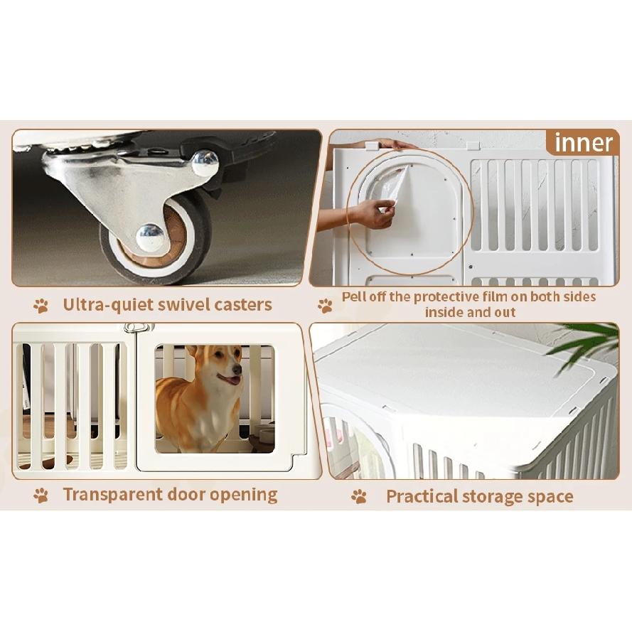 for OEM Premium Washable Large Pet Cage Indoor Movable Dog House Waterproof Cat Nest Direct Factory Supply