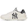MLB Chunky Runner New York Yankees Comfortable Retro Fashion Low Top Casual City Commuting Running Shoes Unisex Sneaker Black 3ASHCRM3N-50BKS