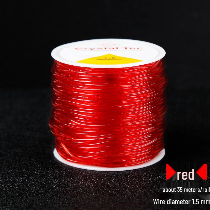 Transparent Elastic Cord for Beading and Jewelry - Wear-resistant, DIY Wenwan, Buddhist Bracelets