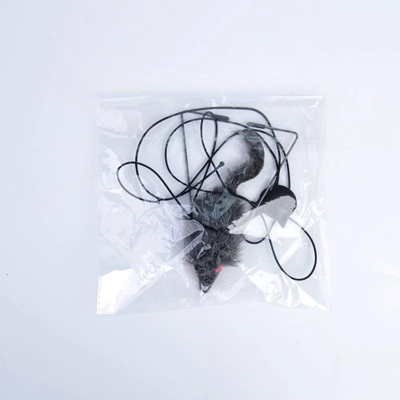 Attrape-chat automatique à clipser sur la porte: Jouet Souris Auto-Divertissant, Résistant aux Morsures & Outil de Décompression