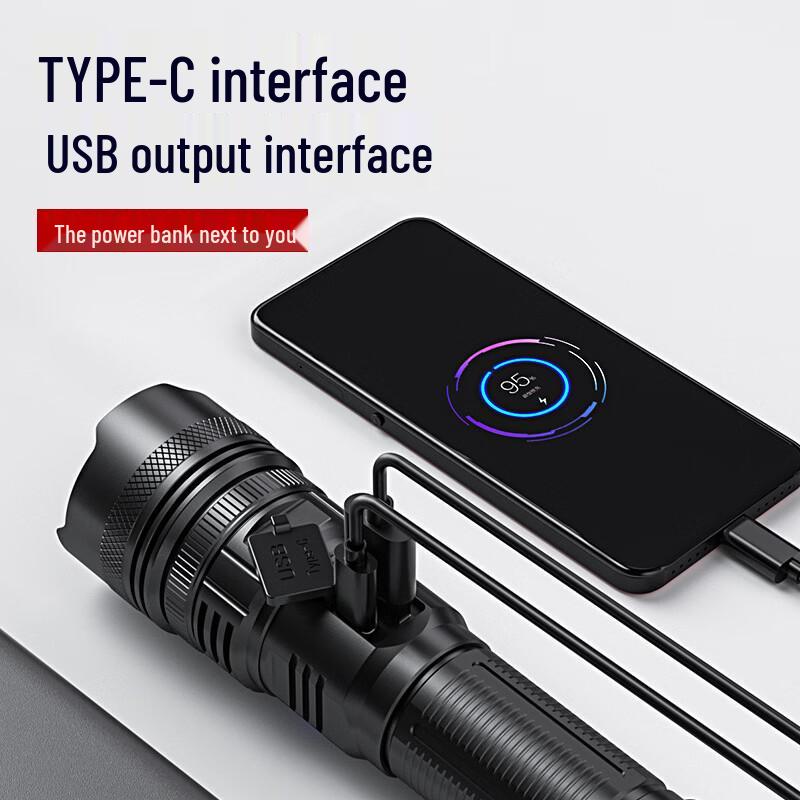 OEING M30-P70 Rechargeable Zoom Flashlight