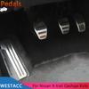 Car Pedals Gas Brake Rest Pedal Cover for Nissan X-trail T32 Qashqai J11 Rogue Kick Dayz Micra Sentra Versa Altima