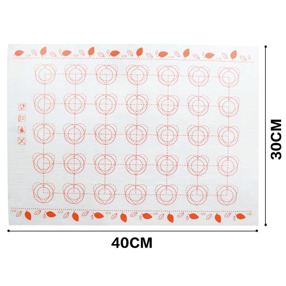 1Pc Non-Stick Silicone Mat Macaron Mats Pastry Oven Pasta Tool Fiberglass Cake Pad Baking Tools
