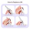 35000RPM Portable Nail Drill Exfoliation Remove Calluses Nail Removal Polisher Low Noise LCD Display Nails Beauty Tools