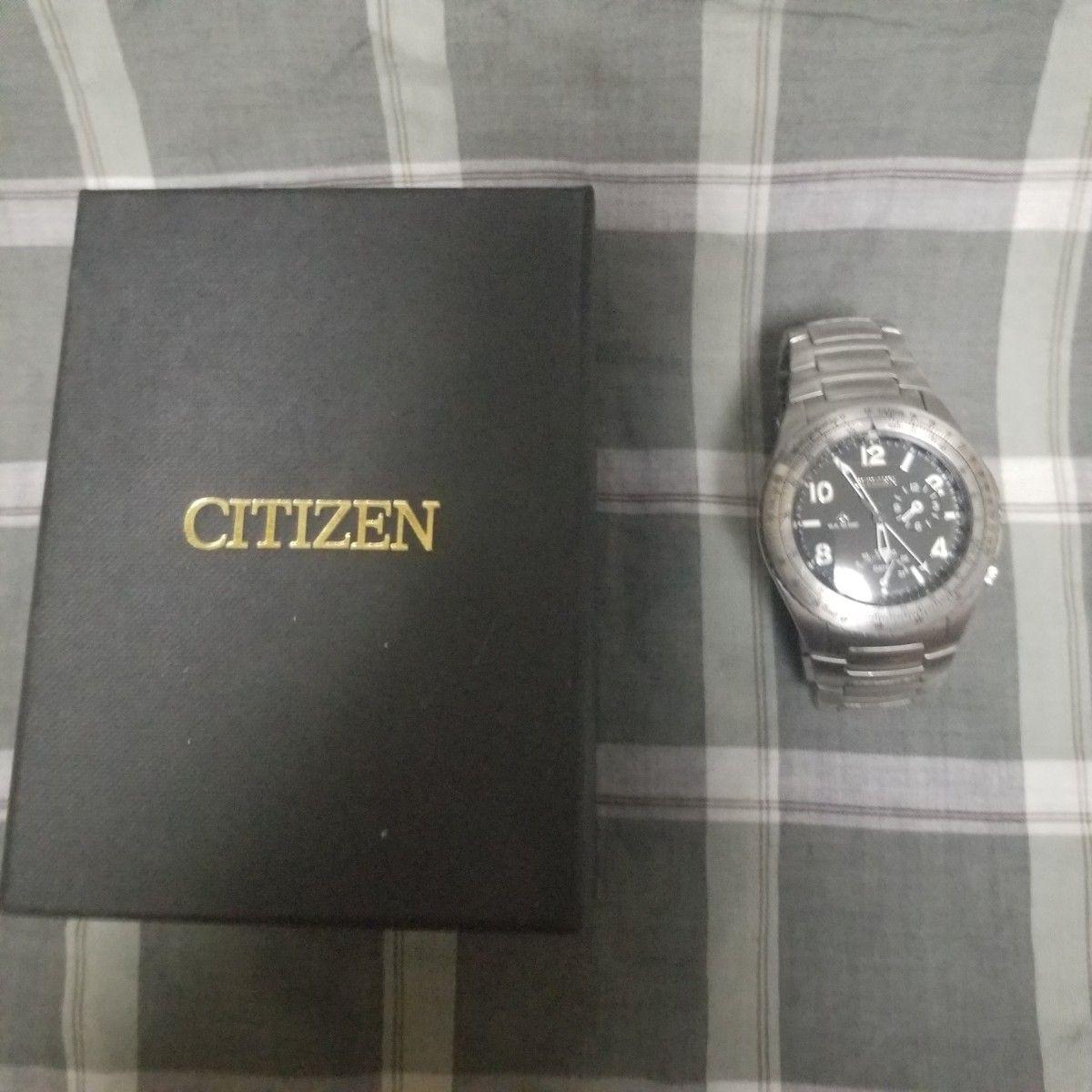 CITIZEN Мужские часы Citizen серебристые с коробкой 3111-H31021