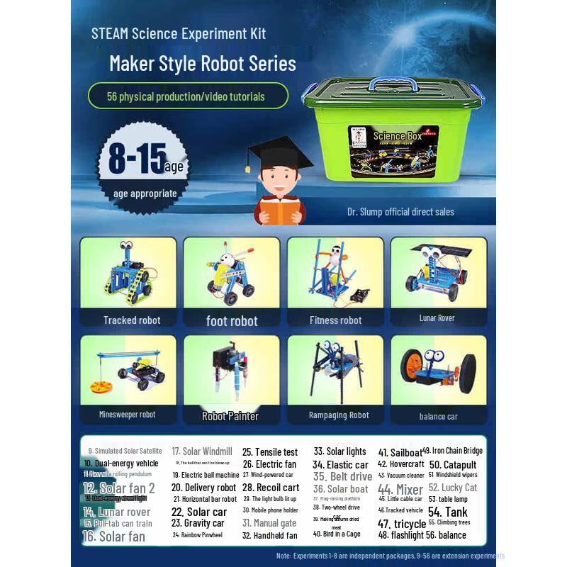 HANDUNYOU STEM Robot Series Science Experiment Kit