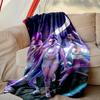 [1pc Kpop Demon Hunters Blanket] All-Season Blanket - Cozy Blanket for Sofa Couch Home Decoration, Digital Printed Nap Blanket