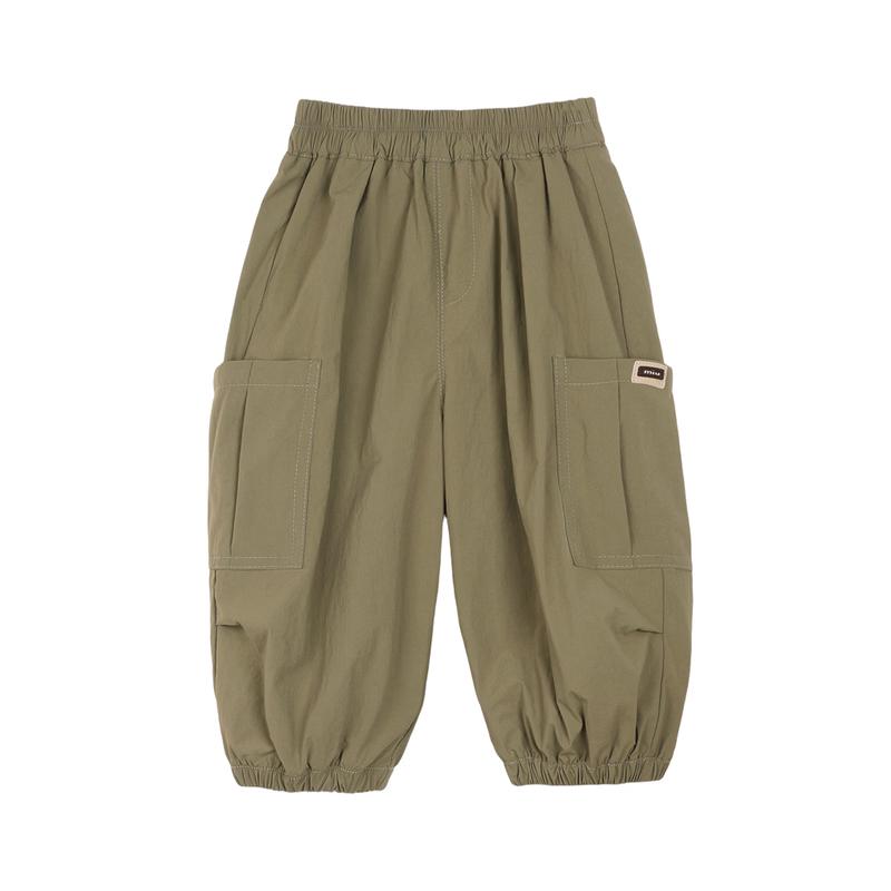 LUSON Little O'Dad Boys' 2025 Spring/Autumn Casual Cargo Pants