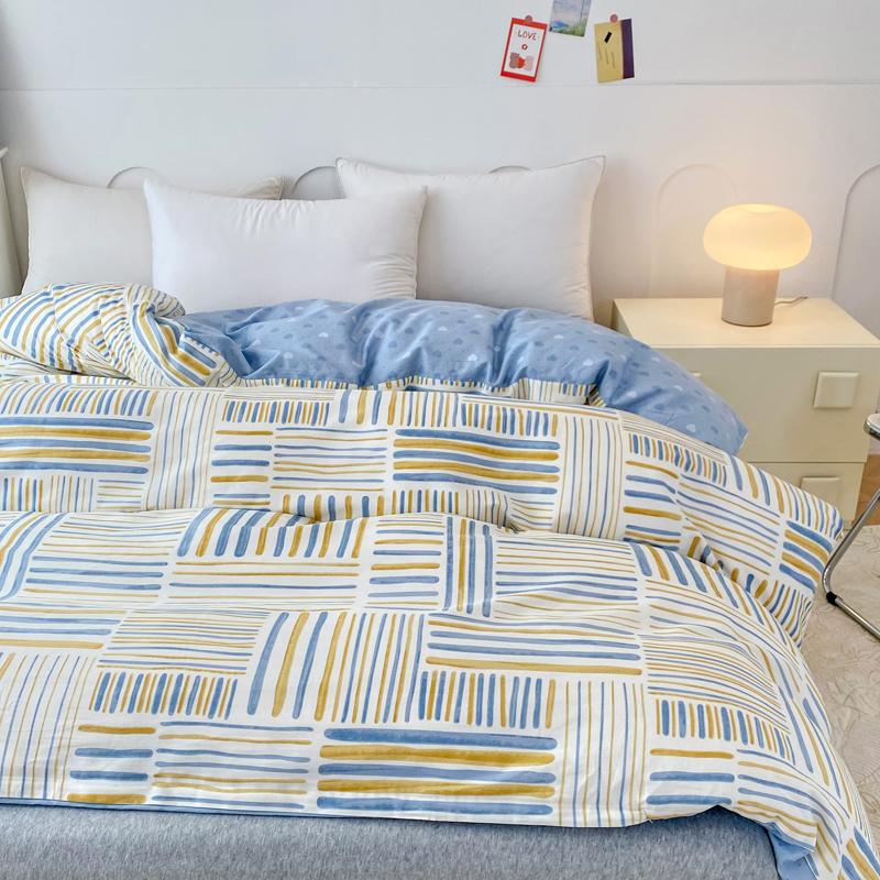 Cotton Printed Duvet Cover, Multi-color Duvet Cover, Soft Oversized Duvet Cover, Double Comfortable Single Duvet Cover