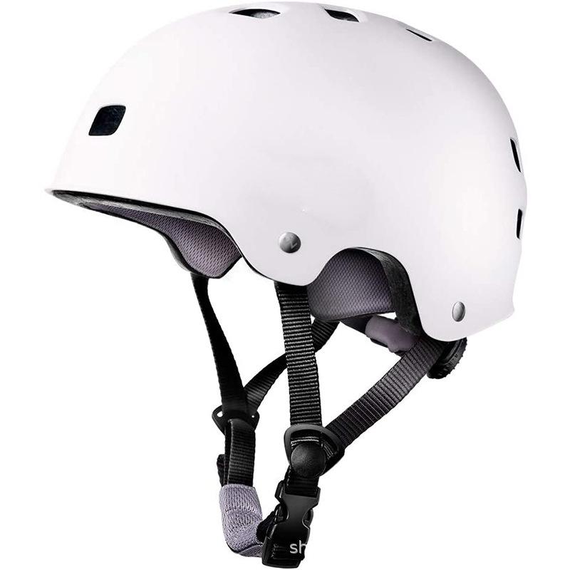 Skateboard Helmet Adults Adjustable Cycling Helmet Kid Sturdy Ventilation Multi-Sport Scooter Ice Skating Rollerblading Teenager