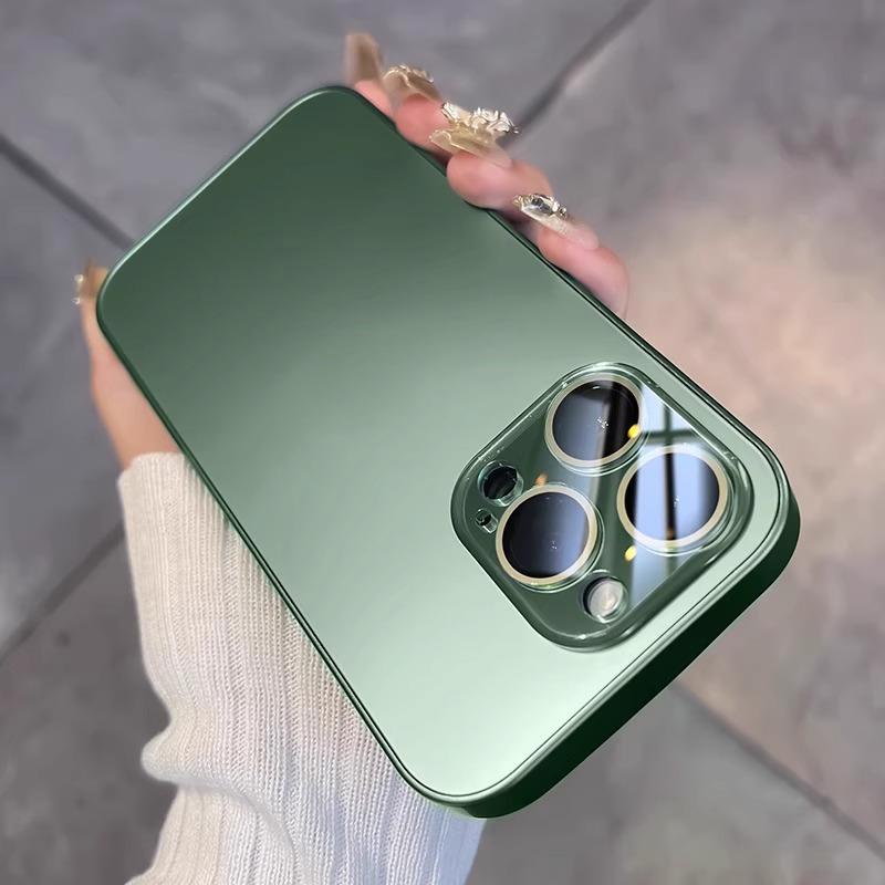 Applicable To IPhone16promax Mobile Phone Case New AG Matte Apple 14 Comes with Lens Film Anti Fall Protection Case