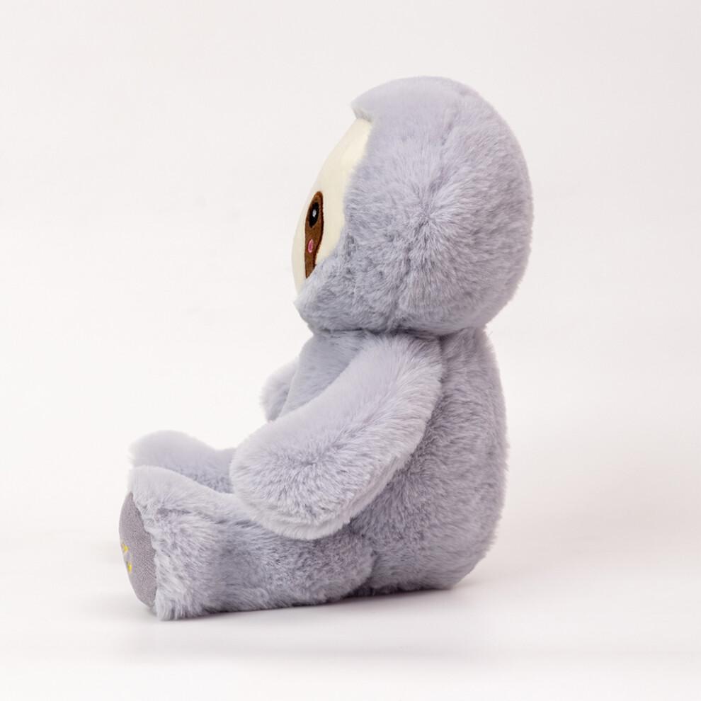 Breathing Sloth Plush Toy Baby Soothing Bear Doll Baby Sleep Companion Sound and Light Plushie