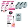Body Nature Hair Remover Wax Strips Body Lotus Flower for Arms/Legs 16p + Tissues 2p (6 Pcs)