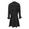Fendi Trench Coat 38 Black Women Used