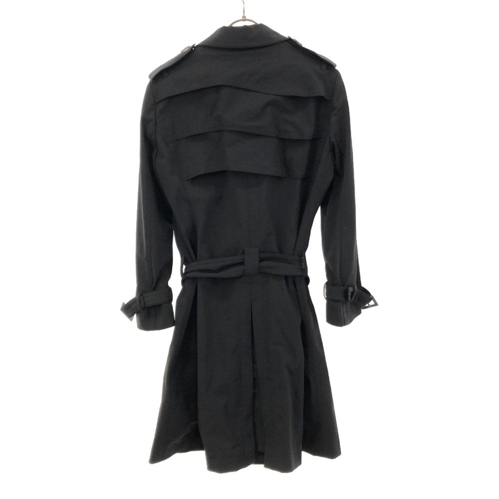 Fendi Trench Coat 38 Black Women Used