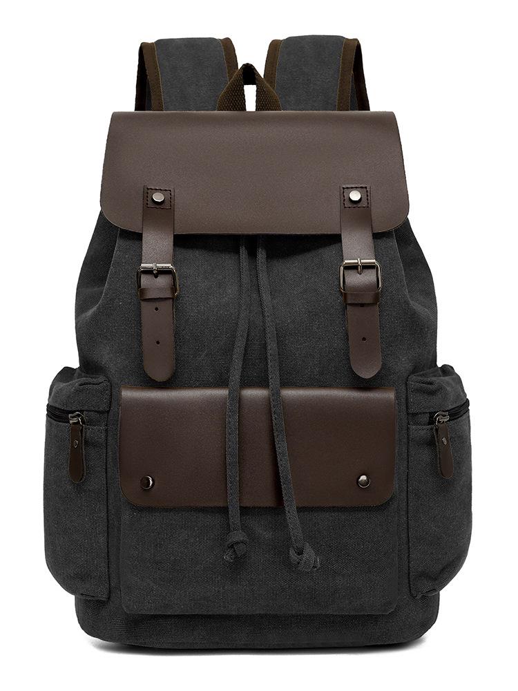 Men's Canvas Trend Large Capacity Casual Backpack