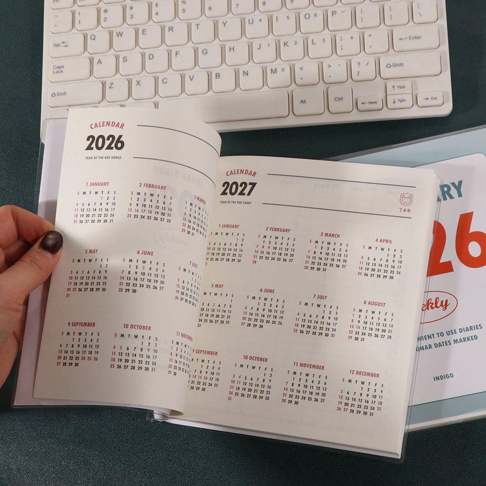Minimalist Student Study Diary Planner 2026 Journal Notebook Personal Development