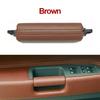 Interior Cars Accessories Leather Driver Door Handle Replacement For VW Volkswagen Touareg 2003 2004 2005 2006 2007 2008 2009