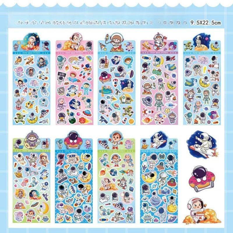 

18 шт. K-Pop Лазерна наклейка Інтернет-знаменитість Аніме Мультфільм Мила Креативна 1 pack (as the picture)